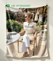 Dior Throw Blankets